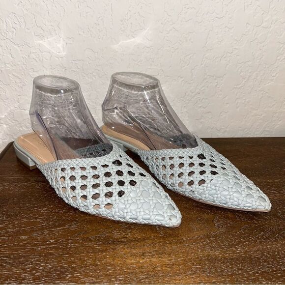 Sincerely Jules Behold Woven Slip On Mule Slide Shoes - Picture 2 of 8